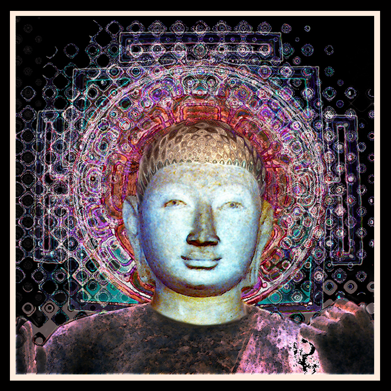 2 Buddha Mandala with Border